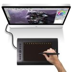 Tablette graphique numrique 12 - 10 pouces dessin 3d stylet sans fil noir yonis