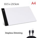 Tablette lumineuse led  gradation continue, pour peinture diamant, artisanat artistique, bote  lumire ...