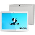 Tablette multimdia tactile 10' android 6. 0 32 go 4g octa core 2go ram argent yonis