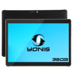 Tablette tactile 10 pouces 3g android octacore 2. 6ghz 32 go double sim noir + sd 32go yonis