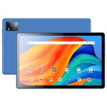 Tablette tactile 10 pouces android 11 8gb + 128gb 4g lte dual sim avec etui en cuir bleu yonis