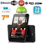 Tablette tactile 3g dual sim 7 pouces dual core bluetooth gps 36 go