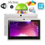 Tablette tactile android 4. 1 jelly bean 7 pouces capacitif 10 go blanc Tablette tactile android 4. 1 jelly bean 7 pouces capacitif 10 go blanc