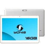 Tablette tactile android lollipop 4g quad core 16 go double sim 9. 6 pouces blanc + sd 4go yonis
