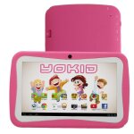 Tablette tactile enfant 7 pouces android quad core educatif 8go rose + sd 4go yonis