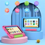 Tablette tactile enfant android 13 educative jeux quad core 4gb + 64gb + sd 32go rose yonis