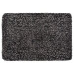 Tapis de bain mlange gris souris, 60 x 90 cm, microfibre wenko