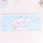 Tapis de bureau en pvc pour tudiants, dessin anim sanrio cannelle oroll, nappe d'arrire - plan photo, ...