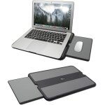 Tapis portable pour ordinateur portable avec plateau de souris rétractable, bouclier thermique antidérapant, ... Tapis portable pour ordinateur portable avec plateau de souris rétractable, bouclier thermique antidérapant, ...