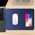 Tapis de souris 2 en 1 à chargement rapide sans fil qi, pour iphone x, 8 plus, samsung s9 plus, note ... Tapis de souris 2 en 1 à chargement rapide sans fil qi, pour iphone x, 8 plus, samsung s9 plus, note ...