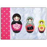 Tapis de souris 3 poup�es russes by cbk