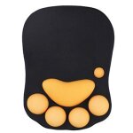 Tapis de souris 3d en forme de patte de chat pour ordinateur, repose - poignet, confortable, en mousse ...
