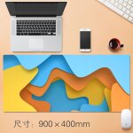 Tapis de souris 3d ligne cr�ative, accessoire de bureau pour gamer, grand clavier, surface de table d'ordinate ...