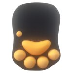 Tapis de souris 3d patte de chat en silicone, doux, repose - poignet, mousse � m�moire de forme, coussin ...