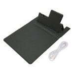Tapis de souris 5 en 1 a chargement sans fil, charge rapide 15 w, pour bureau, jeu, avec porte - crayon ...