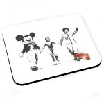 Tapis de souris banksy napalm mickey ronald guerre vietnam Tapis de souris banksy napalm mickey ronald guerre vietnam