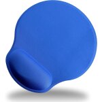 Tapis de souris bleu. base antidérapante en silicone et repose - poignet rembourré. ergonomique. réduit ... Tapis de souris bleu. base antidérapante en silicone et repose - poignet rembourré. ergonomique. réduit ...