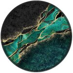 Tapis de souris avec bord cousu, tapis de souris de qualit suprieure, textur, impermable, base en ...