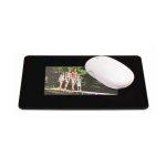 Tapis de souris cadre photo personnalisable blanc