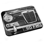 Tapis de souris calandre de voiture vintage riley noire et chrome