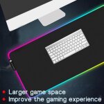 Tapis de souris clavier led gaming usb 300x780x4mm Tapis de souris clavier led gaming usb 300x780x4mm
