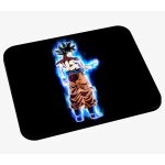 Tapis de souris dragon ball super son goku super saiyan ultra instint sur fond noir anime manga japon ...
