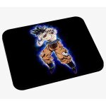 Tapis de souris dragon ball super son goku super saiyan veut se battre sur fond noir anime manga japon ...