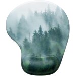 Tapis de souris, ergonomique tapis de souris gamer avec repose poignet en gel, portable, parfait pour ...