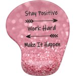 Tapis de souris, ergonomique tapis de souris gamer avec repose poignet en gel, portable, parfait pour ...