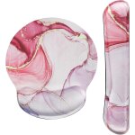 Tapis de souris ergonomique avec repose poignet, clavier pad ergonomique antid�rapant en mousse � m�moire, ...