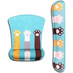 Tapis de souris ergonomique repose poignet clavier poignet support en mousse m�moire