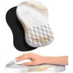 Tapis de souris ergonomique repose - poignet et design de massage, repose poignet souris en mousse a ...