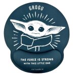Tapis de souris ergonomique xxl design grogu yoda avec repose poignet wondee bleu