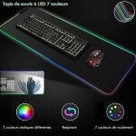 Tapis de souris gamer lumineux tapis de souris led light, gaming mouse pad avec led rétro - eclairage ... Tapis de souris gamer lumineux tapis de souris led light, gaming mouse pad avec led rétro - eclairage ...