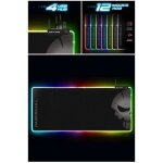 Tapis de souris gamer rgb led antid�rapant 12 modes rgb gaming skull - m spirit of gamer multicouleurs ...
