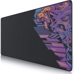 - tapis de souris gaming victor retro 900x400mm - sous - main bureau gamer extra large xxl en tissu, ...