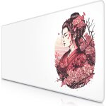 Tapis de souris gaming xxl 900x400mm, mouse pad mat, sous - main bureau gamer extra large en tissu, base ...