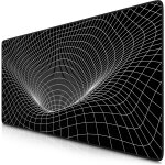 Tapis de souris gaming xxl 900x400mm, mouse pad mat, sous - main bureau gamer extra large en tissu, base ...