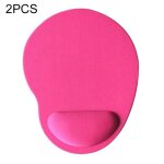 Tapis de souris gel confortable bleu ciel antid�rapant ecologique 2 pcs rouge 2 yonis