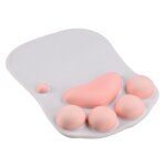 Tapis de souris à griffes de chat 3d en silicone doux, kawaii, mousse à mémoire de forme, repose - poignet ... Tapis de souris à griffes de chat 3d en silicone doux, kawaii, mousse à mémoire de forme, repose - poignet ...