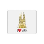 Tapis de souris i love spain sagrada familia