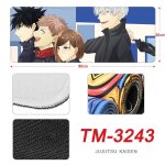 Tapis de souris imprim en couleur avec personnage de dessin anim et tapis de table antidrapant autour ...