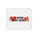 Tapis de souris j'aime la seine saint denis