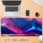 Tapis de souris de jeu fluorescent néon, accessoire de bureau, clavier xl, grande surface pour table ... Tapis de souris de jeu fluorescent néon, accessoire de bureau, clavier xl, grande surface pour table ...