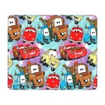 Tapis de souris de jeu personnalise avec base en caoutchouc antiderapant, motif flash mcqueen et cars ...