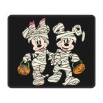 Tapis de souris de jeu personnalise avec base en caoutchouc antiderapant, motif mickey mouse et minnie, ...