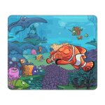 Tapis de souris de jeu personnalise avec base en caoutchouc antiderapante, motif nemo, pour ordinateur ...