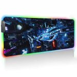 Tapis de souris de jeu rgb asus rog, accessoires d'ordinateur, sous - clavier, rtro4. 2, led, tapis ...