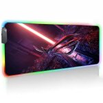 Tapis de souris de jeu rgb asus rog, accessoires d'ordinateur, sous - clavier, rtro4. 2, led, tapis ...