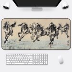 Tapis de souris de jeu de style chinois, grand format 800x300mm, pour ordinateur portable et bureau